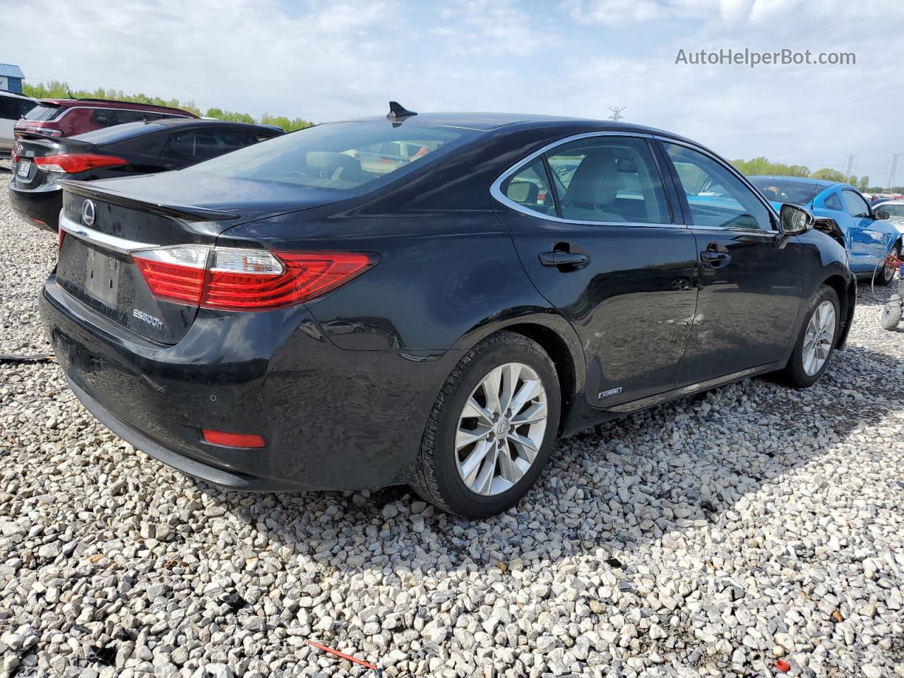 2013 Lexus Es 300h Black vin: JTHBW1GG3D2009249