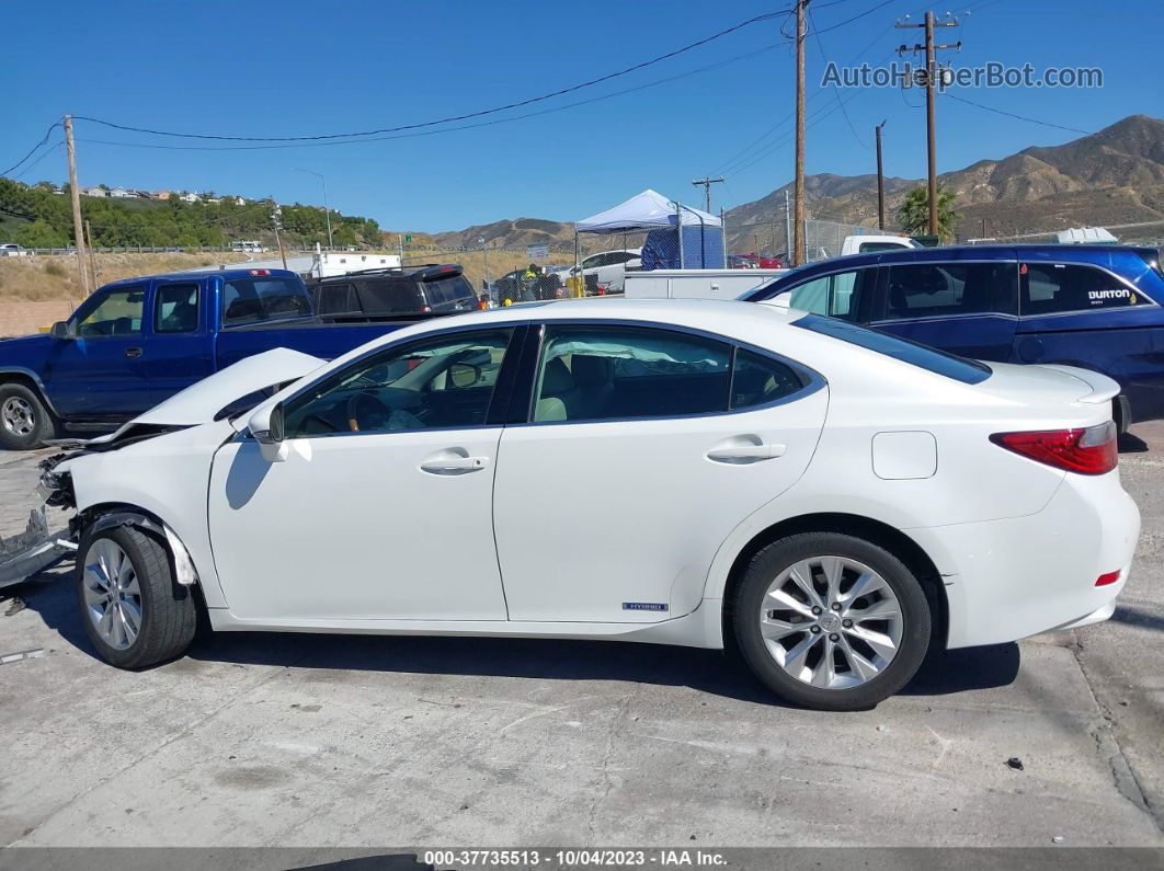 2013 Lexus Es 300h White vin: JTHBW1GG3D2009316