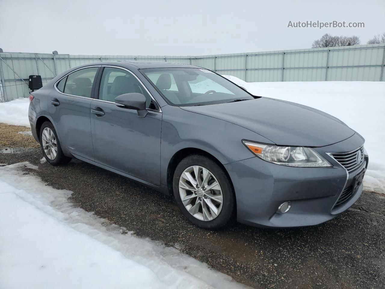 2013 Lexus Es 300h Gray vin: JTHBW1GG3D2013351