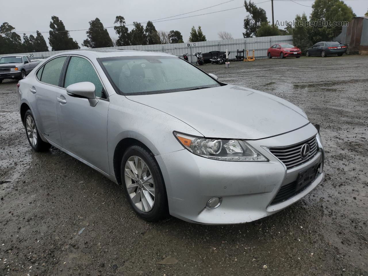 2013 Lexus Es 300h Silver vin: JTHBW1GG3D2013883