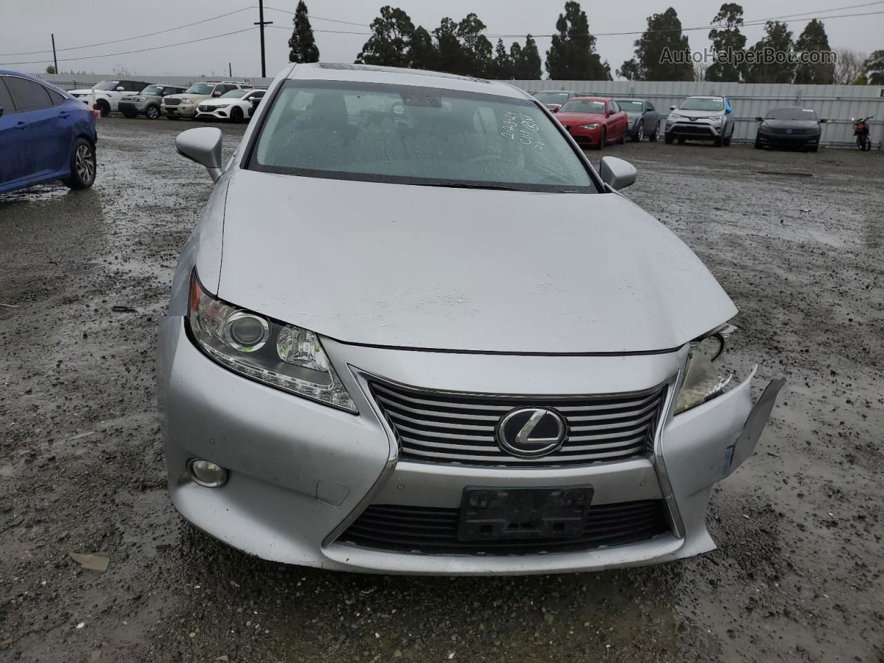 2013 Lexus Es 300h Silver vin: JTHBW1GG3D2013883