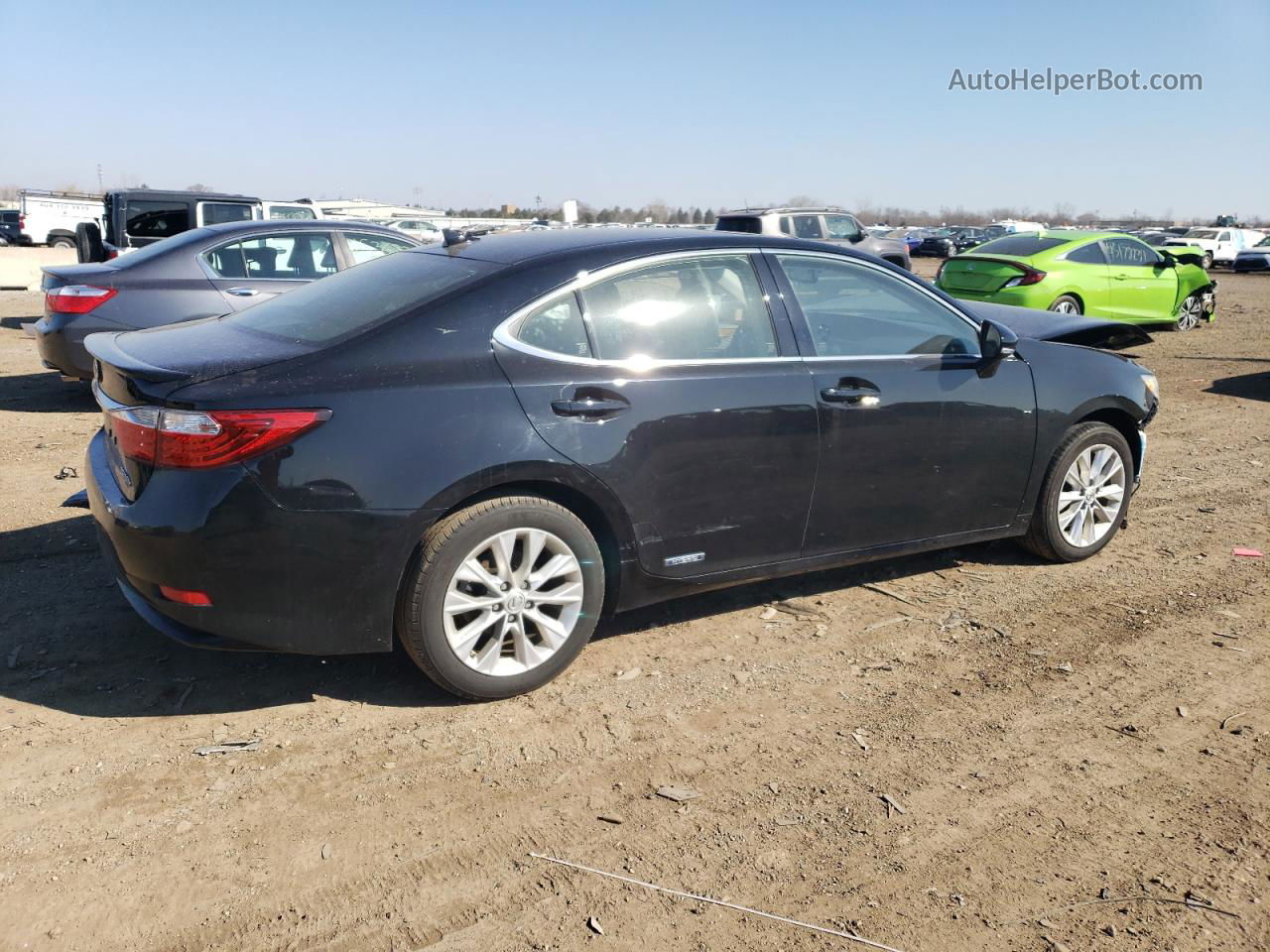 2013 Lexus Es 300h Black vin: JTHBW1GG3D2014547