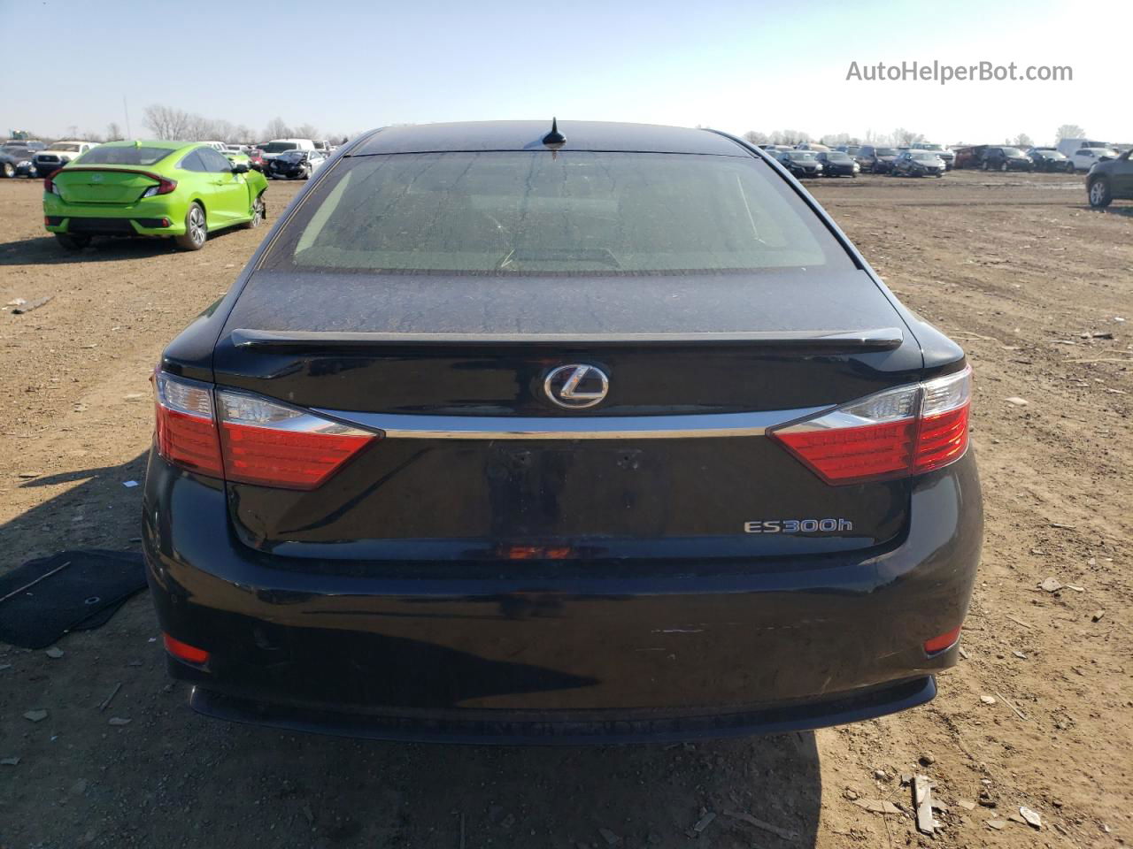 2013 Lexus Es 300h Black vin: JTHBW1GG3D2014547