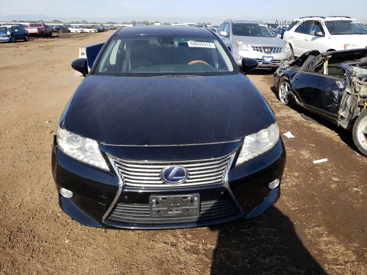 2013 Lexus Es 300h Black vin: JTHBW1GG3D2014581