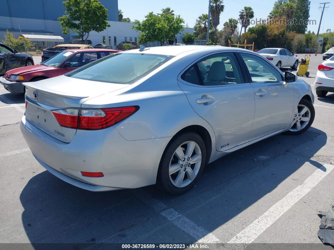 2013 Lexus Es 300h Silver vin: JTHBW1GG3D2019392