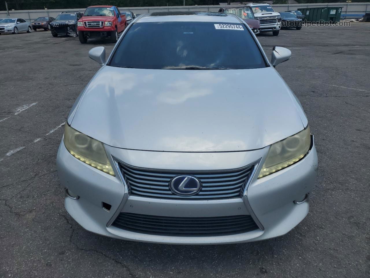 2013 Lexus Es 300h Silver vin: JTHBW1GG3D2024429