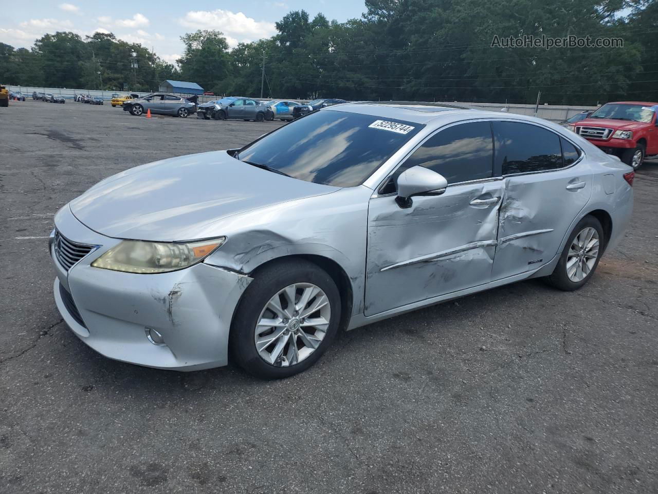 2013 Lexus Es 300h Silver vin: JTHBW1GG3D2024429