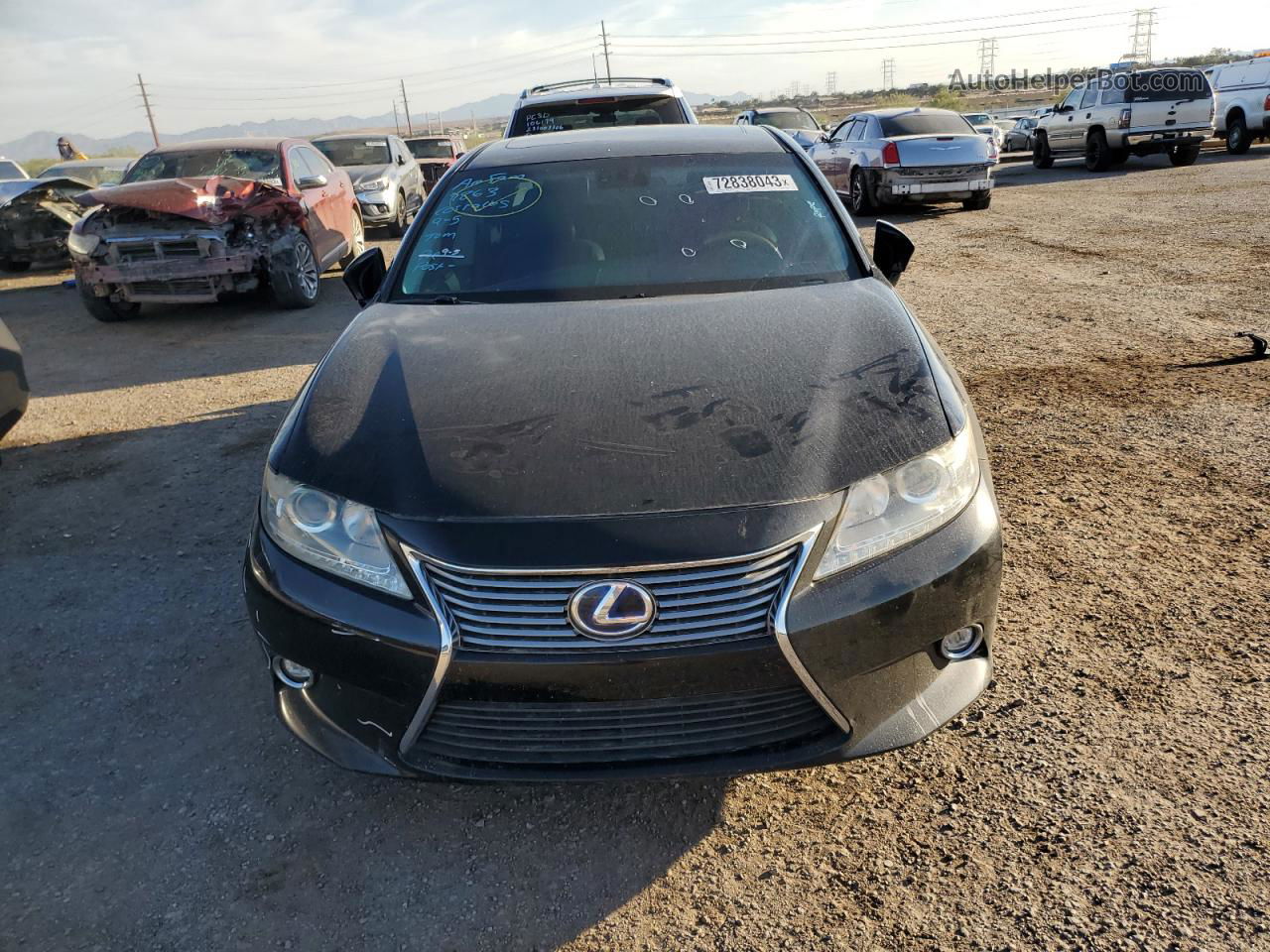 2014 Lexus Es 300h Black vin: JTHBW1GG3E2039448