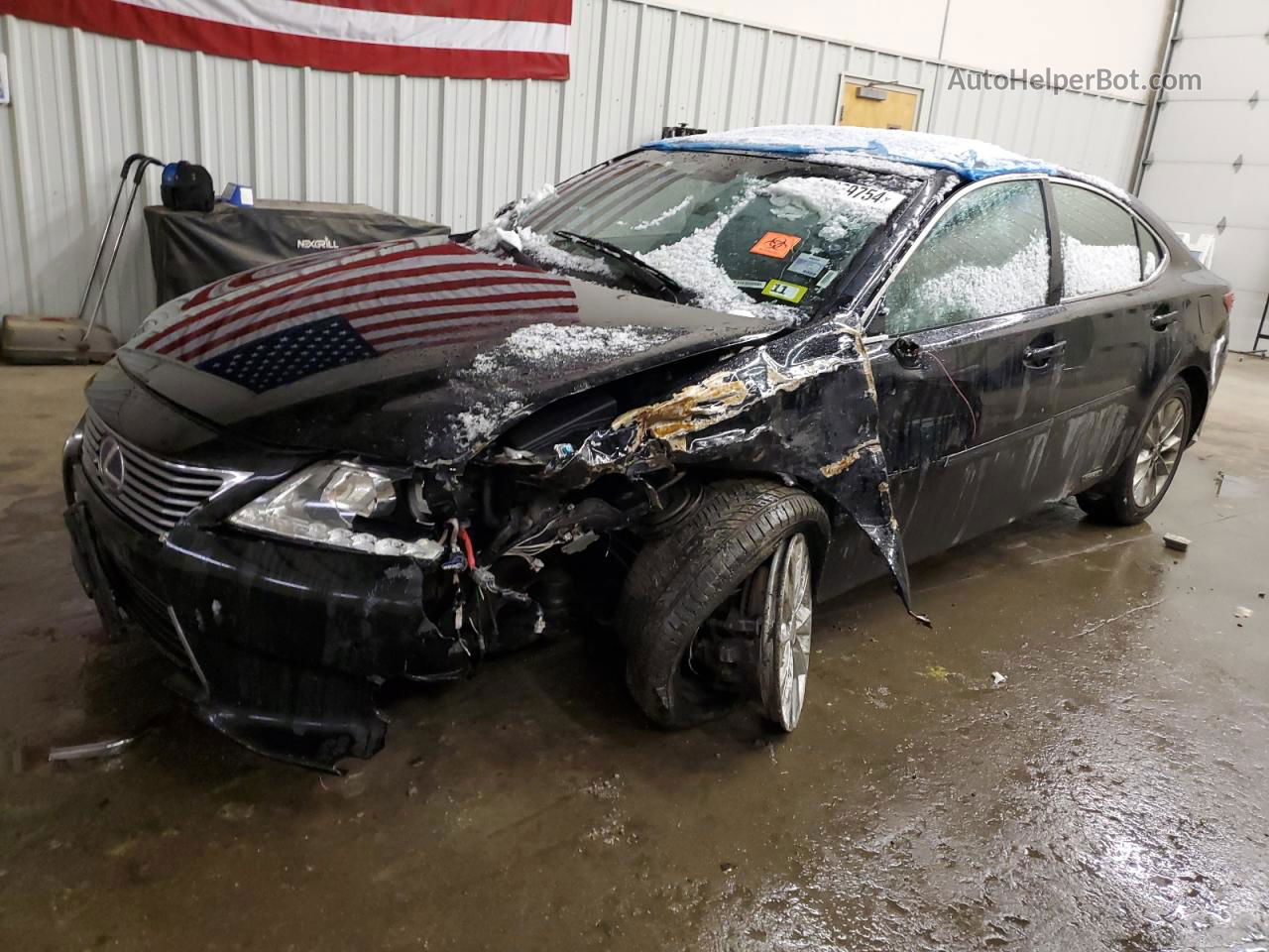 2014 Lexus Es 300h Серый vin: JTHBW1GG3E2043547