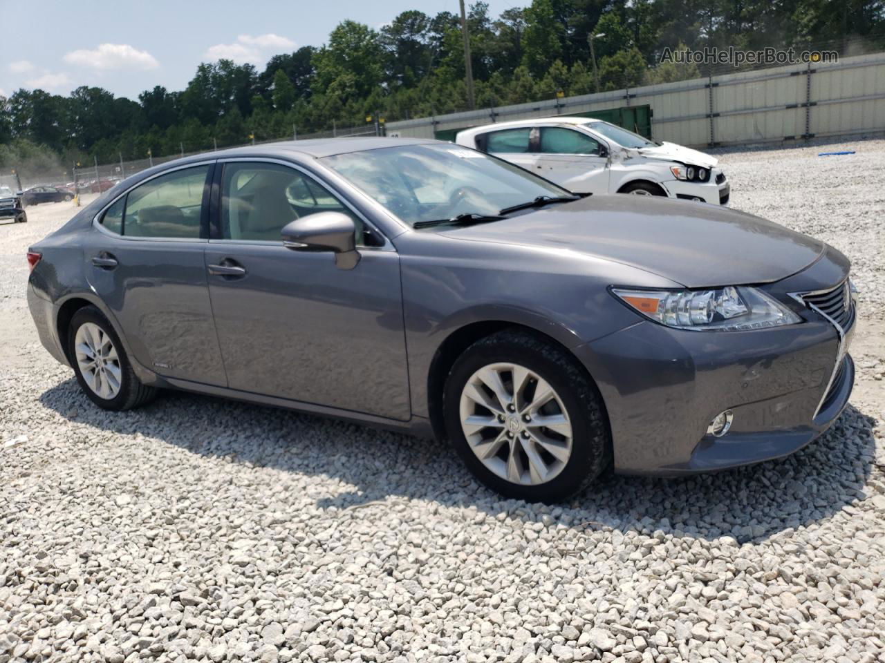 2014 Lexus Es 300h Gray vin: JTHBW1GG3E2043757