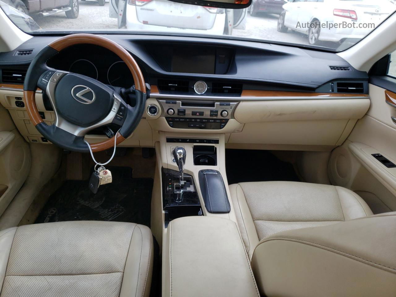 2014 Lexus Es 300h Темно-бордовый vin: JTHBW1GG3E2045959