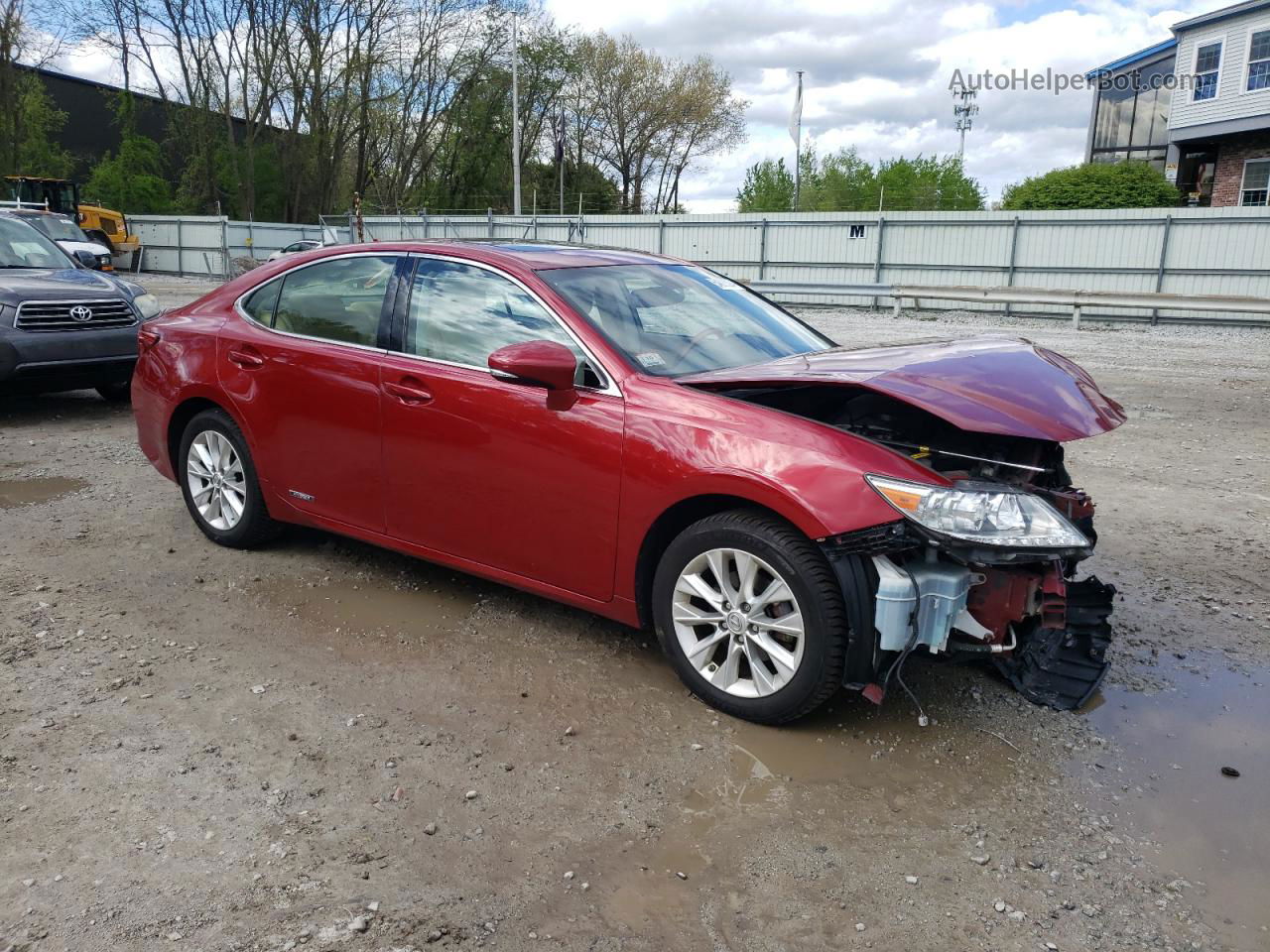 2014 Lexus Es 300h Red vin: JTHBW1GG3E2046111