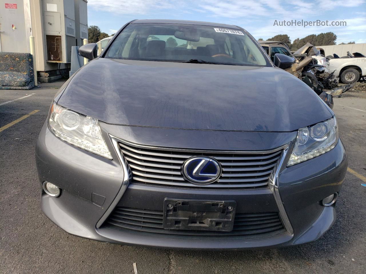 2014 Lexus Es 300h Серый vin: JTHBW1GG3E2056606