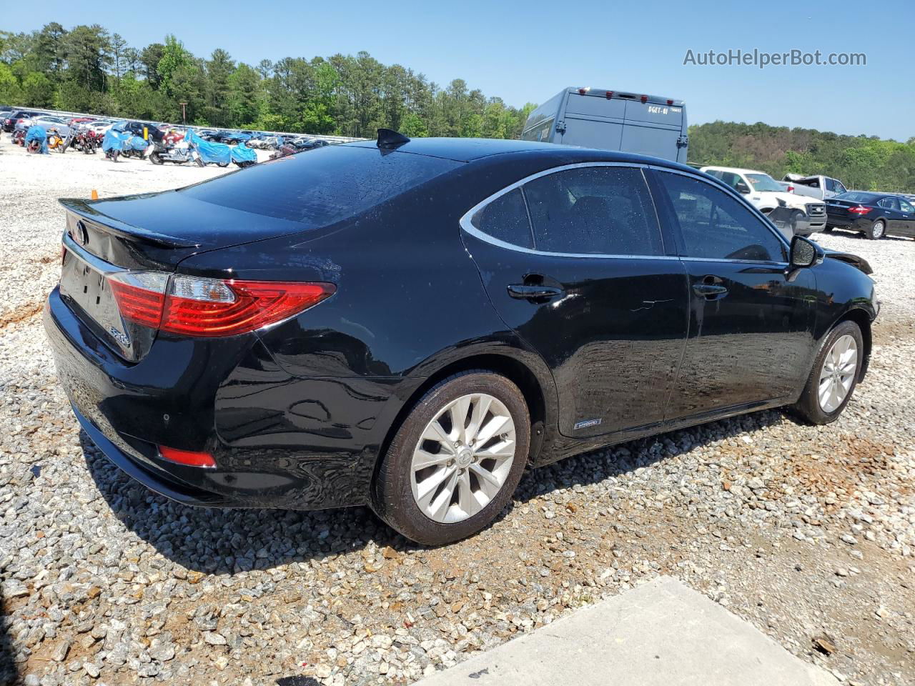 2015 Lexus Es 300h Black vin: JTHBW1GG3F2083659