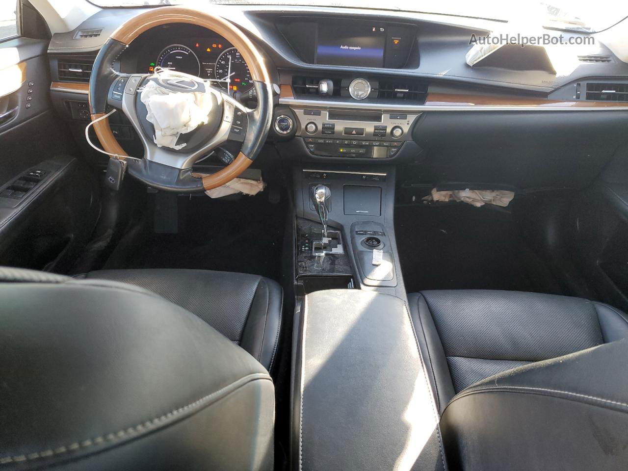2015 Lexus Es 300h White vin: JTHBW1GG3F2088666