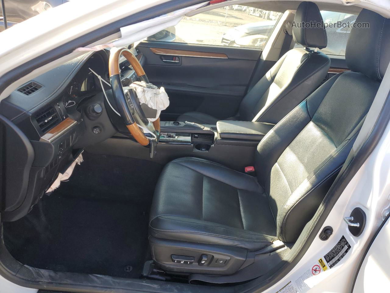 2015 Lexus Es 300h White vin: JTHBW1GG3F2088666