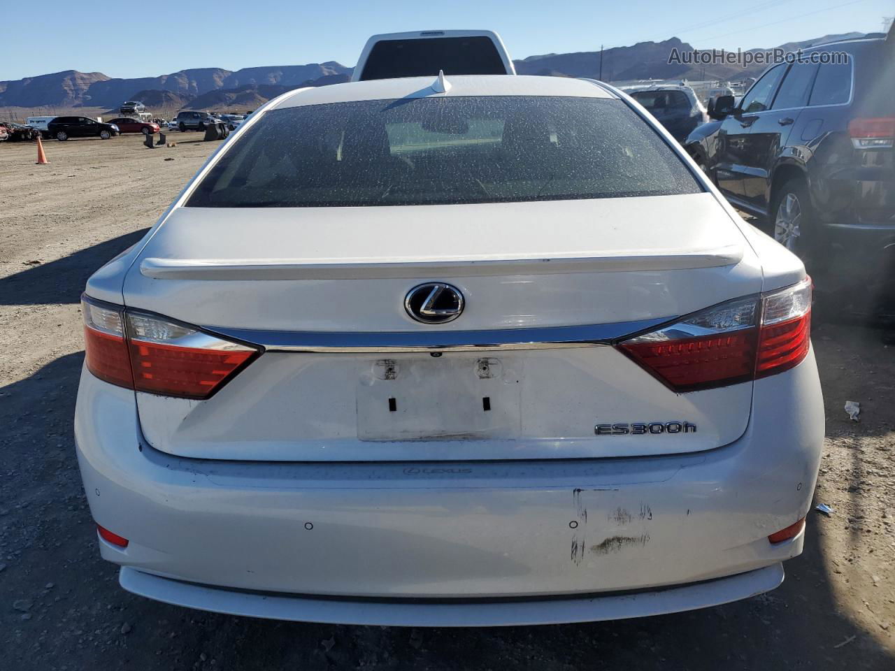 2015 Lexus Es 300h White vin: JTHBW1GG3F2088666