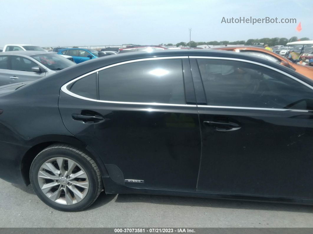 2015 Lexus Es 300h Hybrid Black vin: JTHBW1GG3F2089249