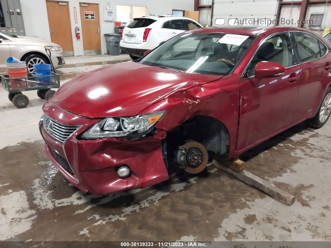 2015 Lexus Es 300h Red vin: JTHBW1GG3F2095407