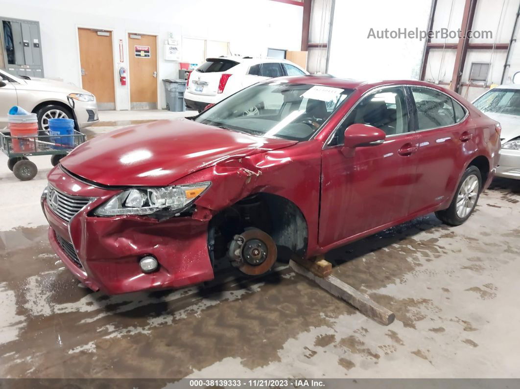 2015 Lexus Es 300h Red vin: JTHBW1GG3F2095407