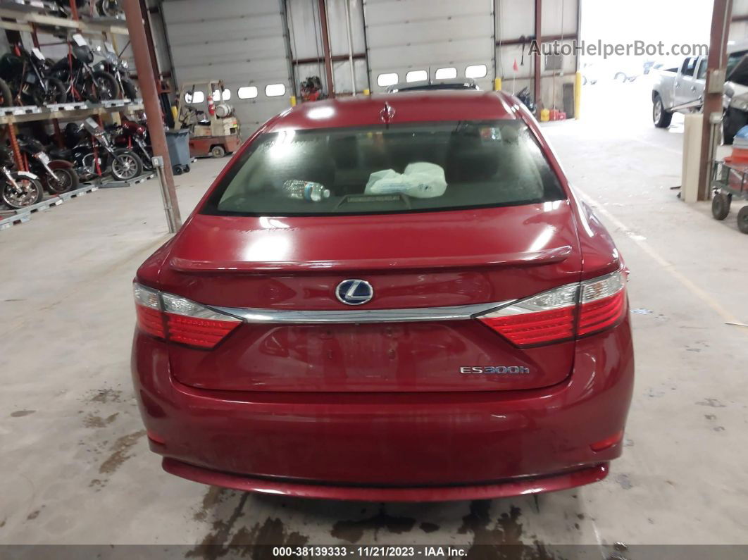 2015 Lexus Es 300h Red vin: JTHBW1GG3F2095407