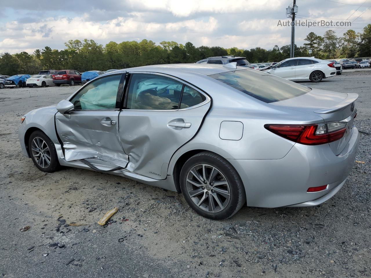 2016 Lexus Es 300h Silver vin: JTHBW1GG3G2104155