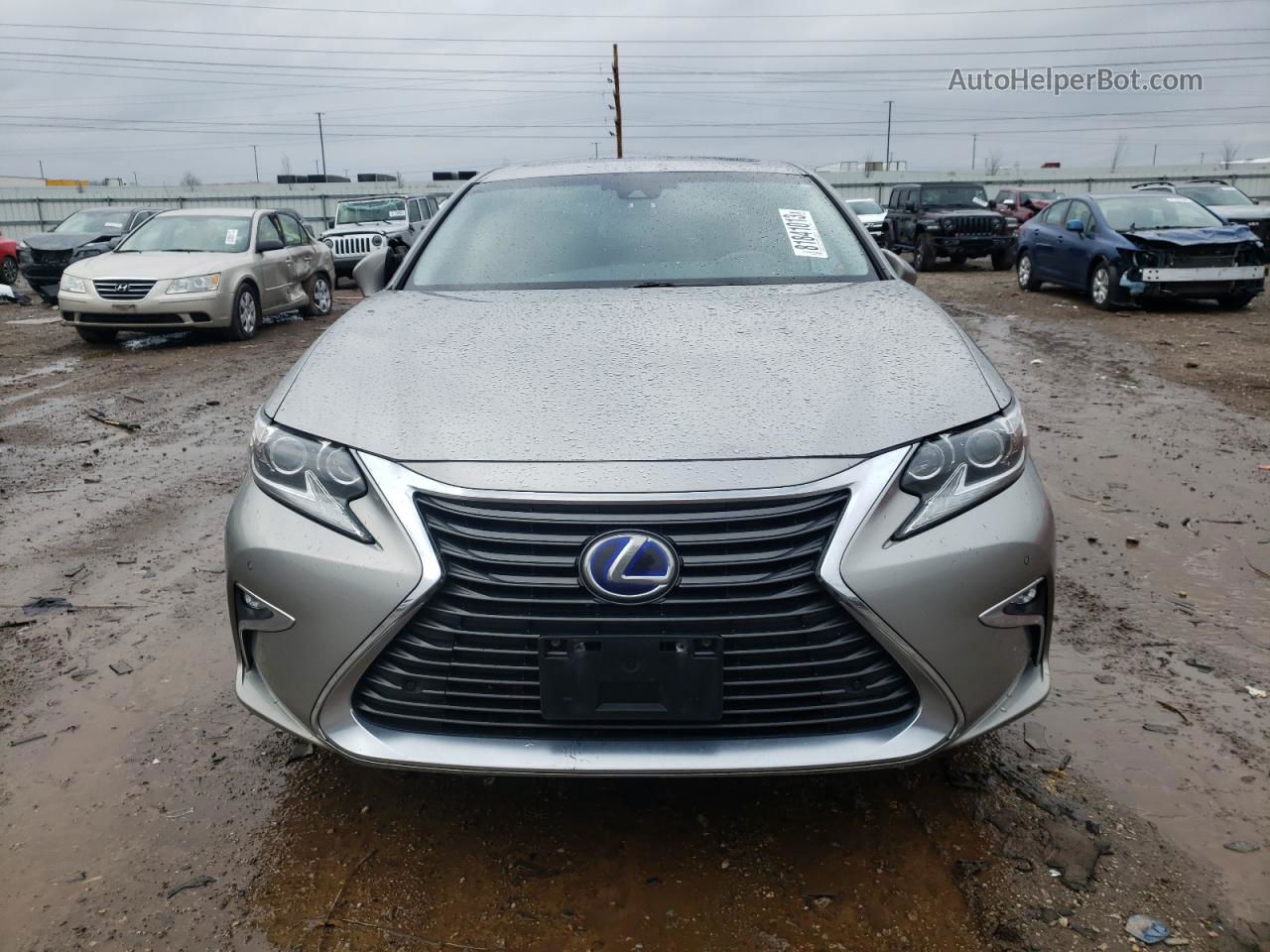 2016 Lexus Es 300h Silver vin: JTHBW1GG3G2125216