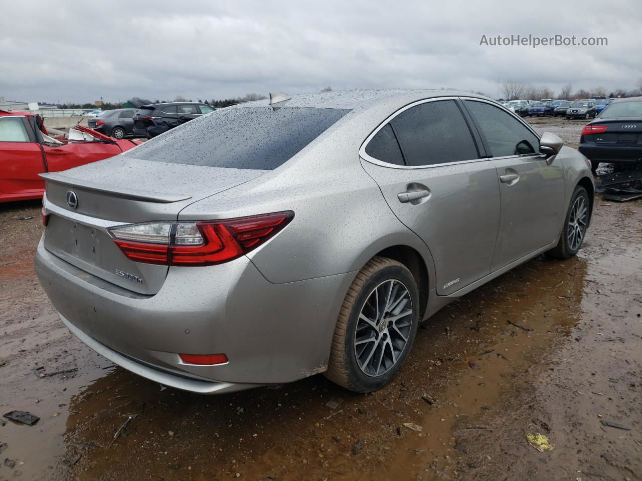 2016 Lexus Es 300h Silver vin: JTHBW1GG3G2125216