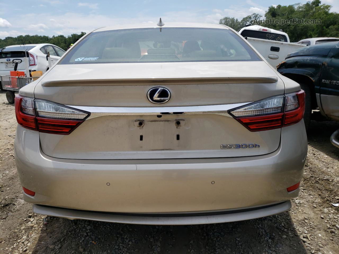 2018 Lexus Es 300h Золотой vin: JTHBW1GG3J2168493