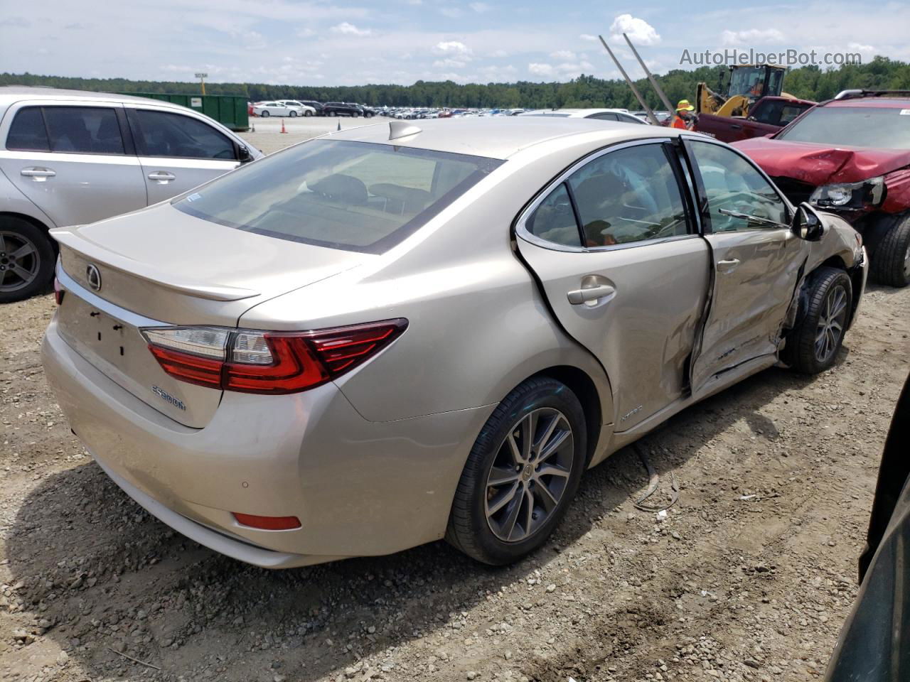 2018 Lexus Es 300h Золотой vin: JTHBW1GG3J2168493