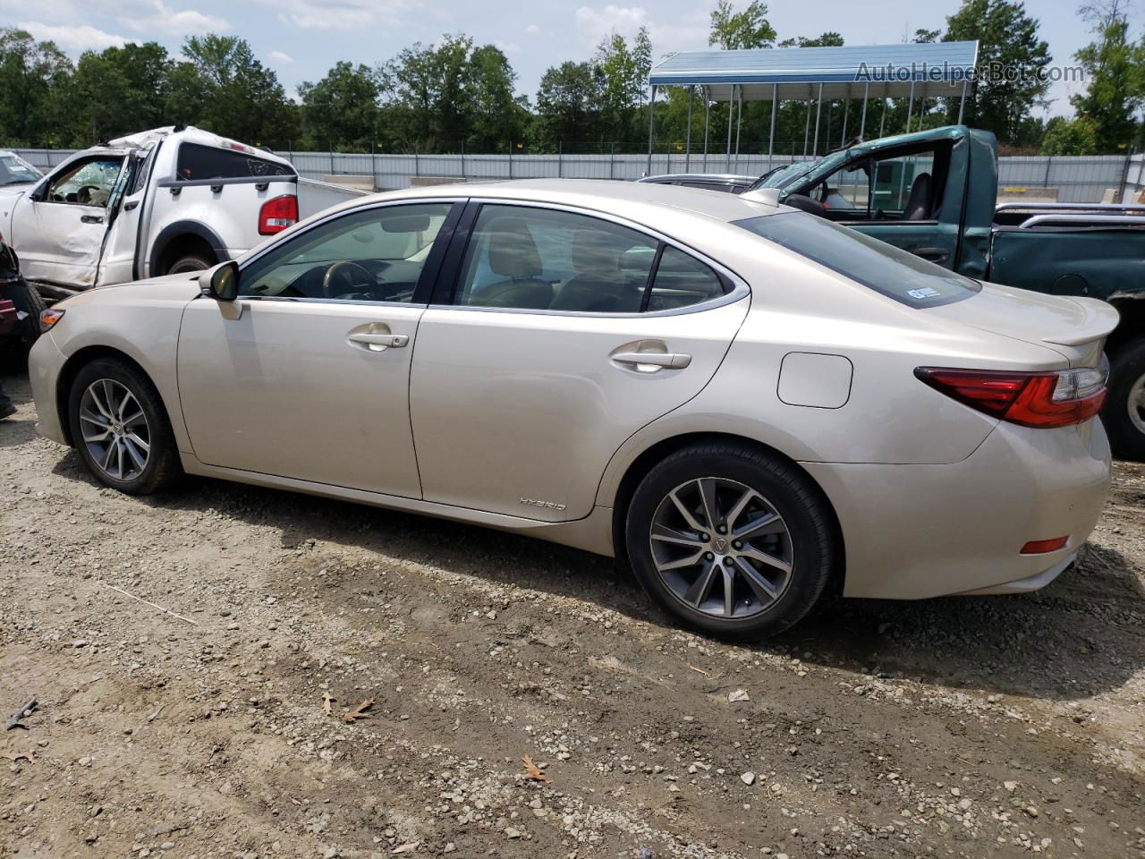 2018 Lexus Es 300h Золотой vin: JTHBW1GG3J2168493