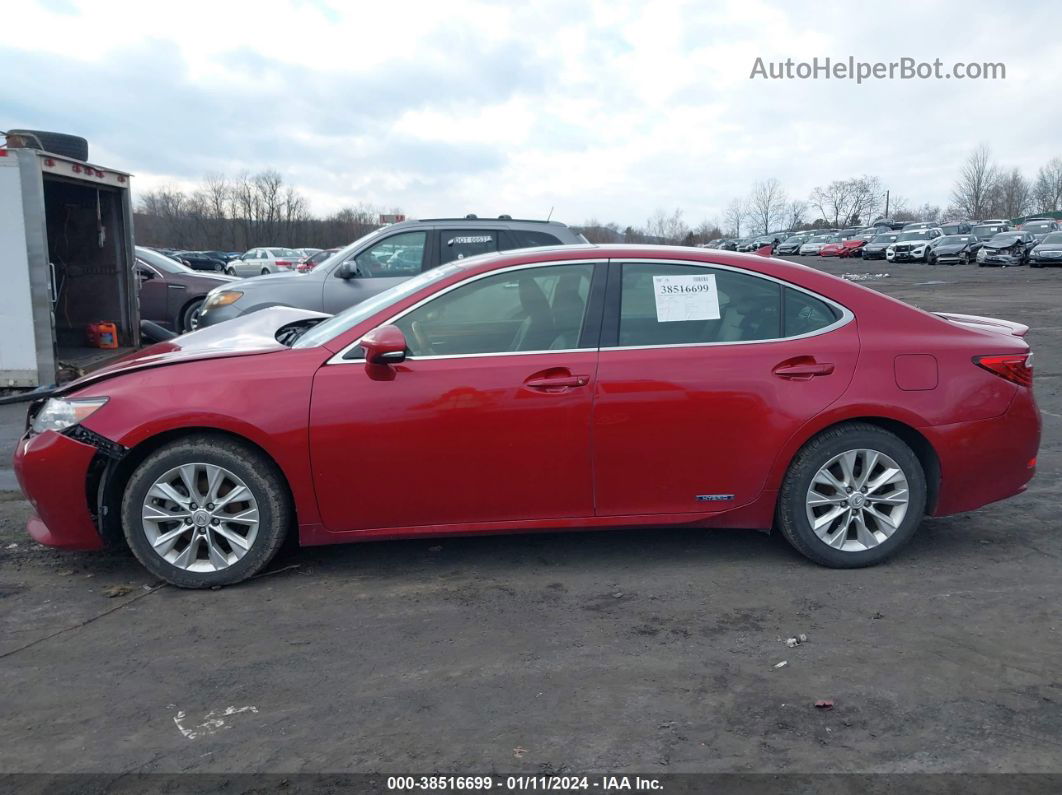 2013 Lexus Es 300h Красный vin: JTHBW1GG4D2005078