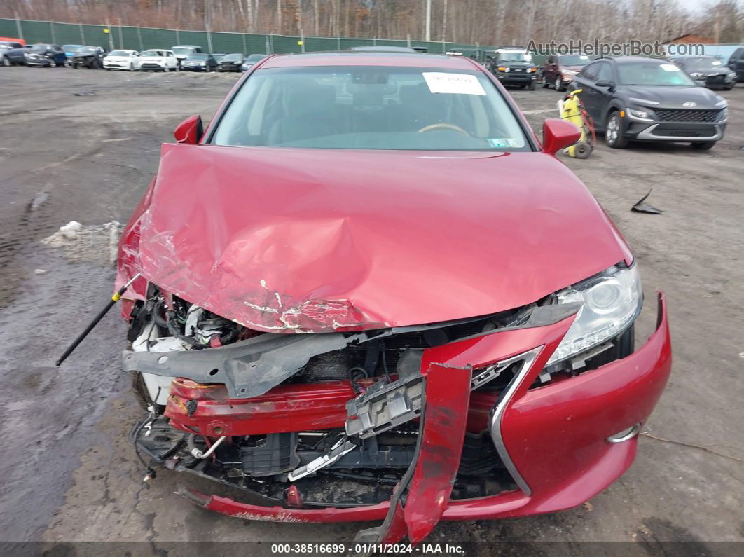 2013 Lexus Es 300h Red vin: JTHBW1GG4D2005078