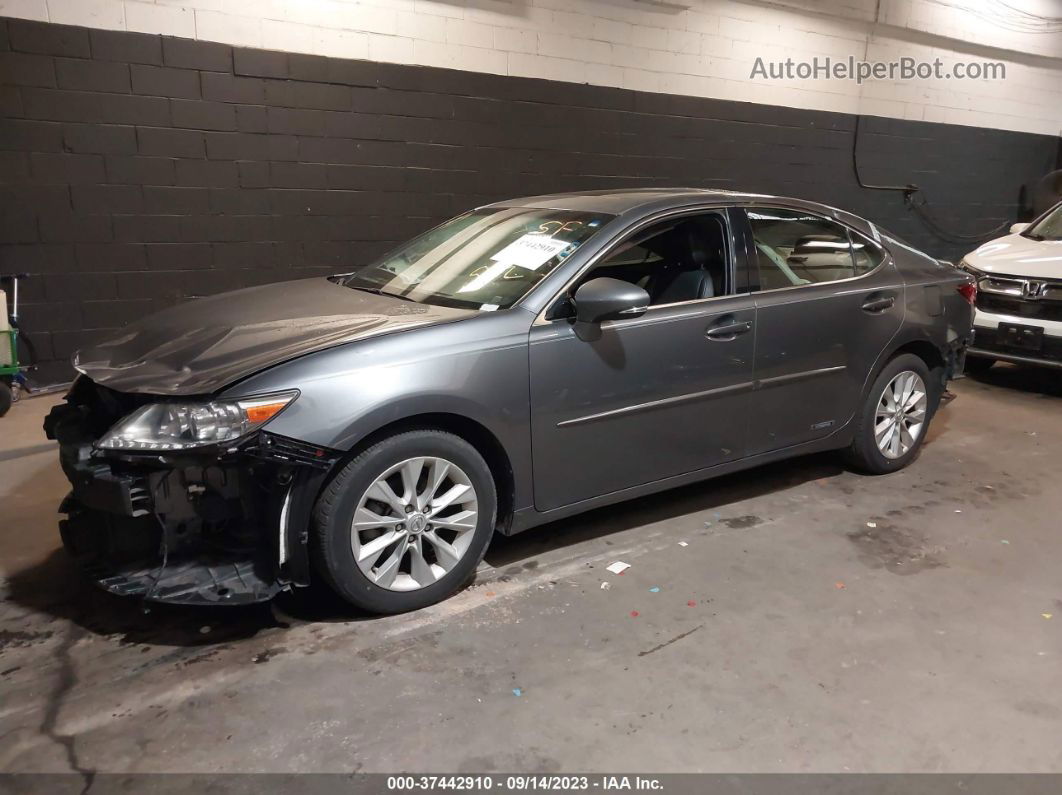 2013 Lexus Es 300h Hybrid Gray vin: JTHBW1GG4D2012211