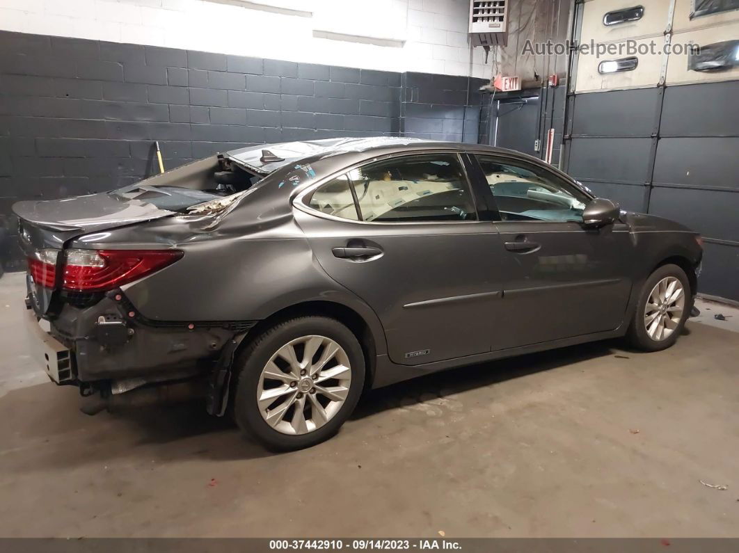 2013 Lexus Es 300h Hybrid Gray vin: JTHBW1GG4D2012211