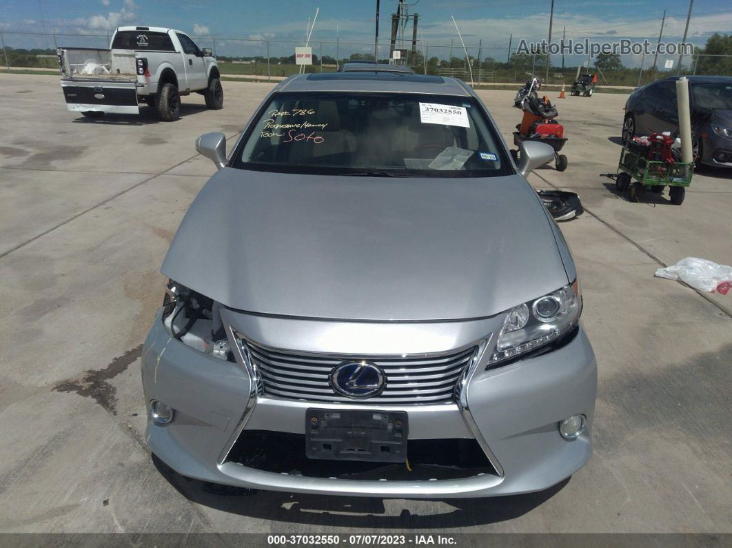 2013 Lexus Es 300h Hybrid Silver vin: JTHBW1GG4D2013374