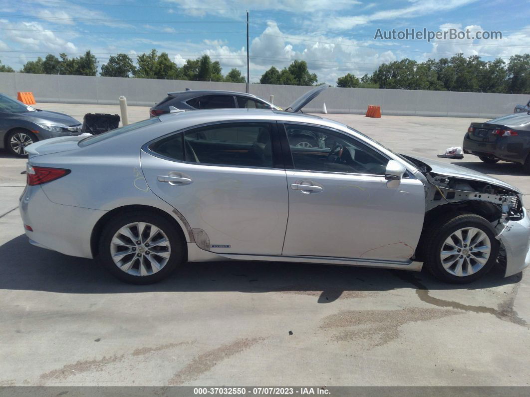 2013 Lexus Es 300h Hybrid Silver vin: JTHBW1GG4D2013374