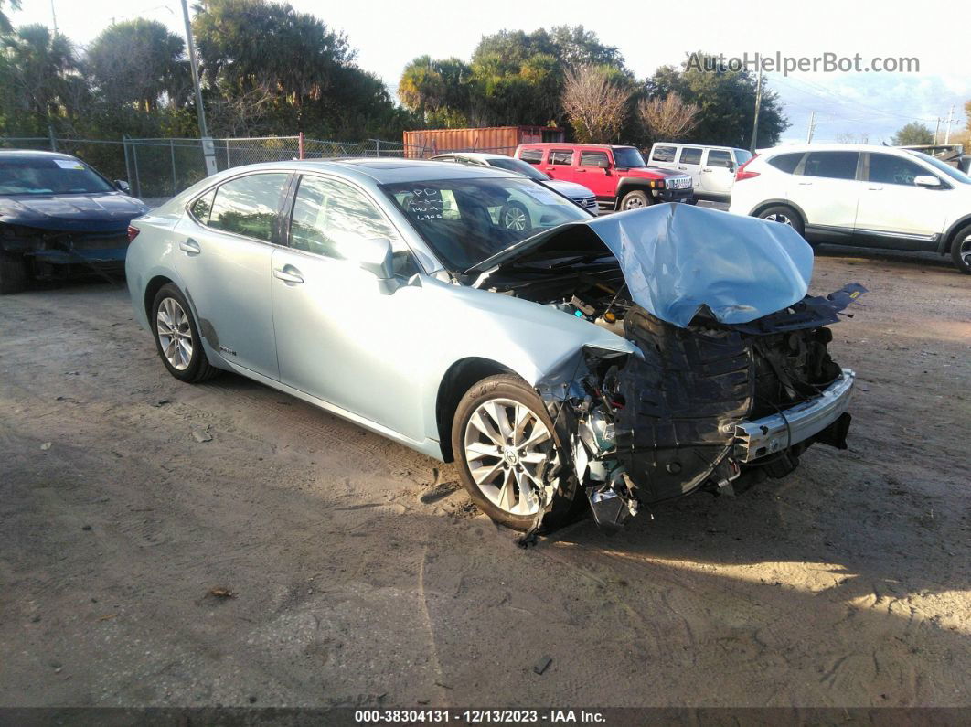 2013 Lexus Es 300h   Light Blue vin: JTHBW1GG4D2013813