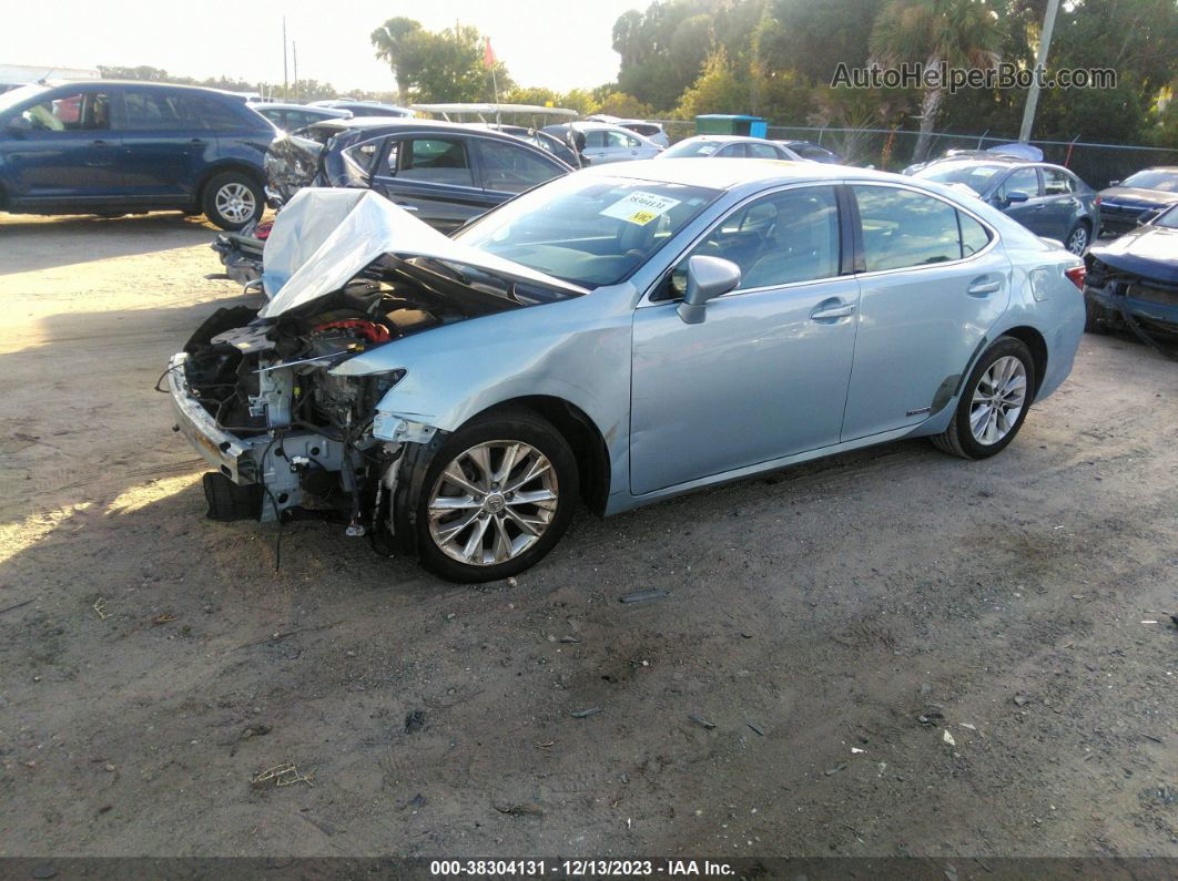 2013 Lexus Es 300h   Light Blue vin: JTHBW1GG4D2013813