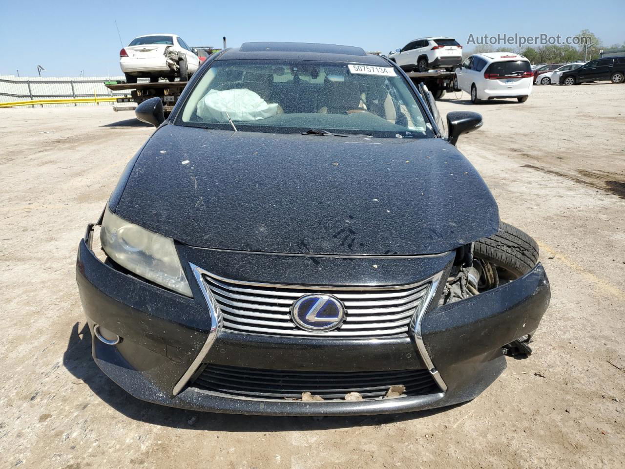 2013 Lexus Es 300h Black vin: JTHBW1GG4D2034306