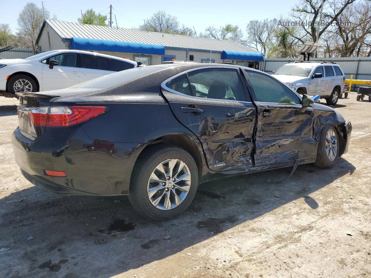 2013 Lexus Es 300h Black vin: JTHBW1GG4D2034306