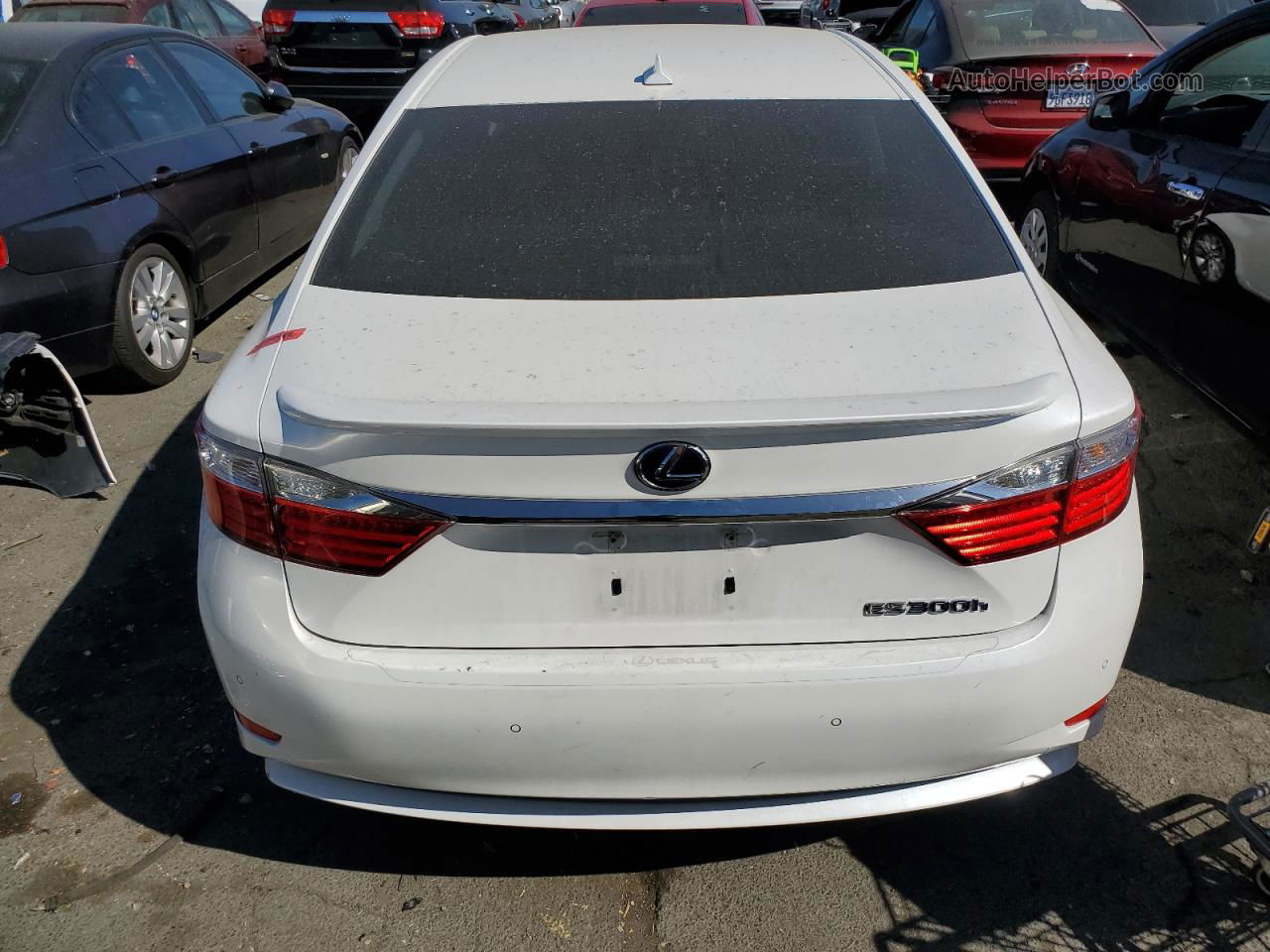 2014 Lexus Es 300h White vin: JTHBW1GG4E2073611