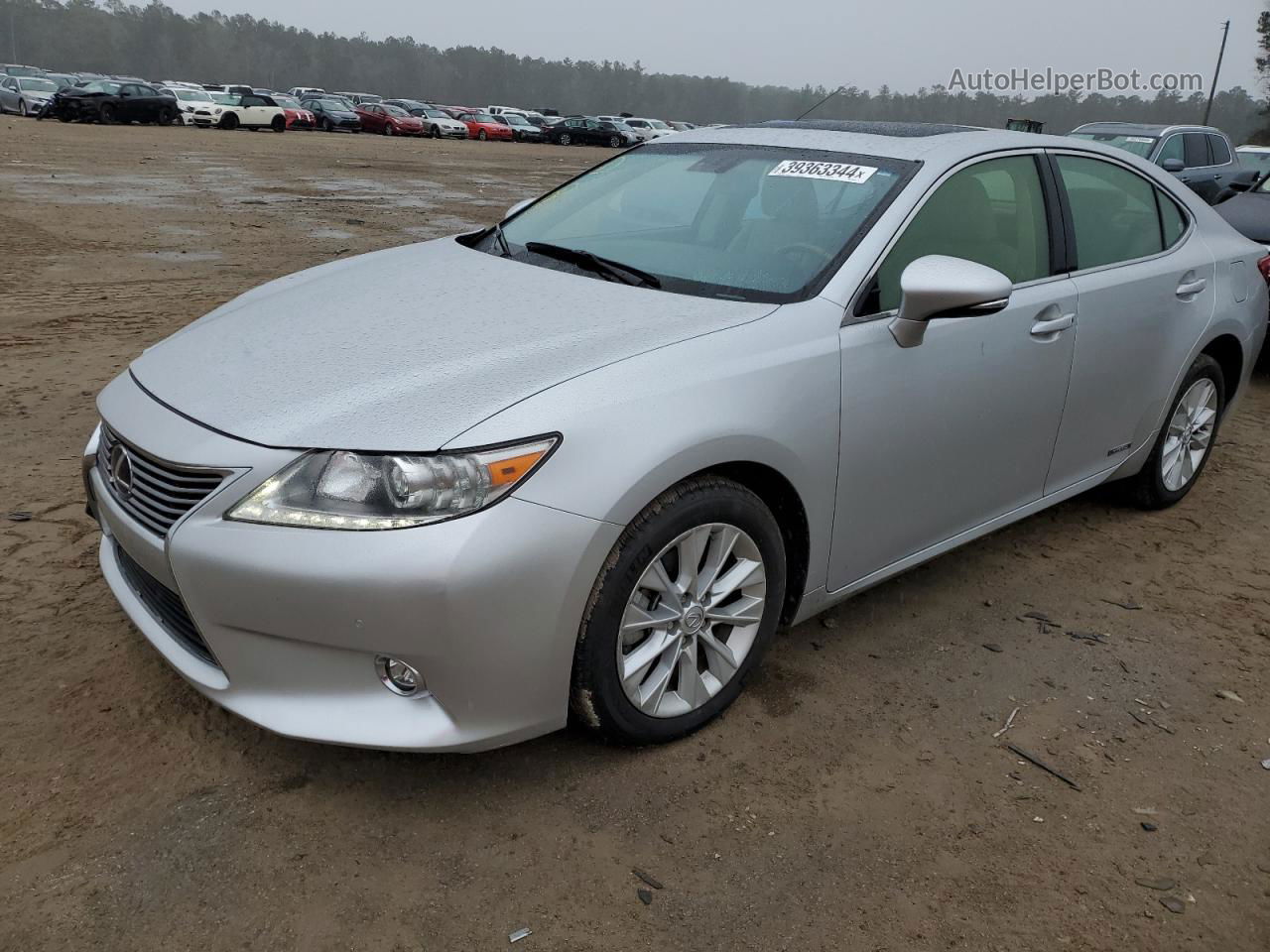 2015 Lexus Es 300h Silver vin: JTHBW1GG4F2076946