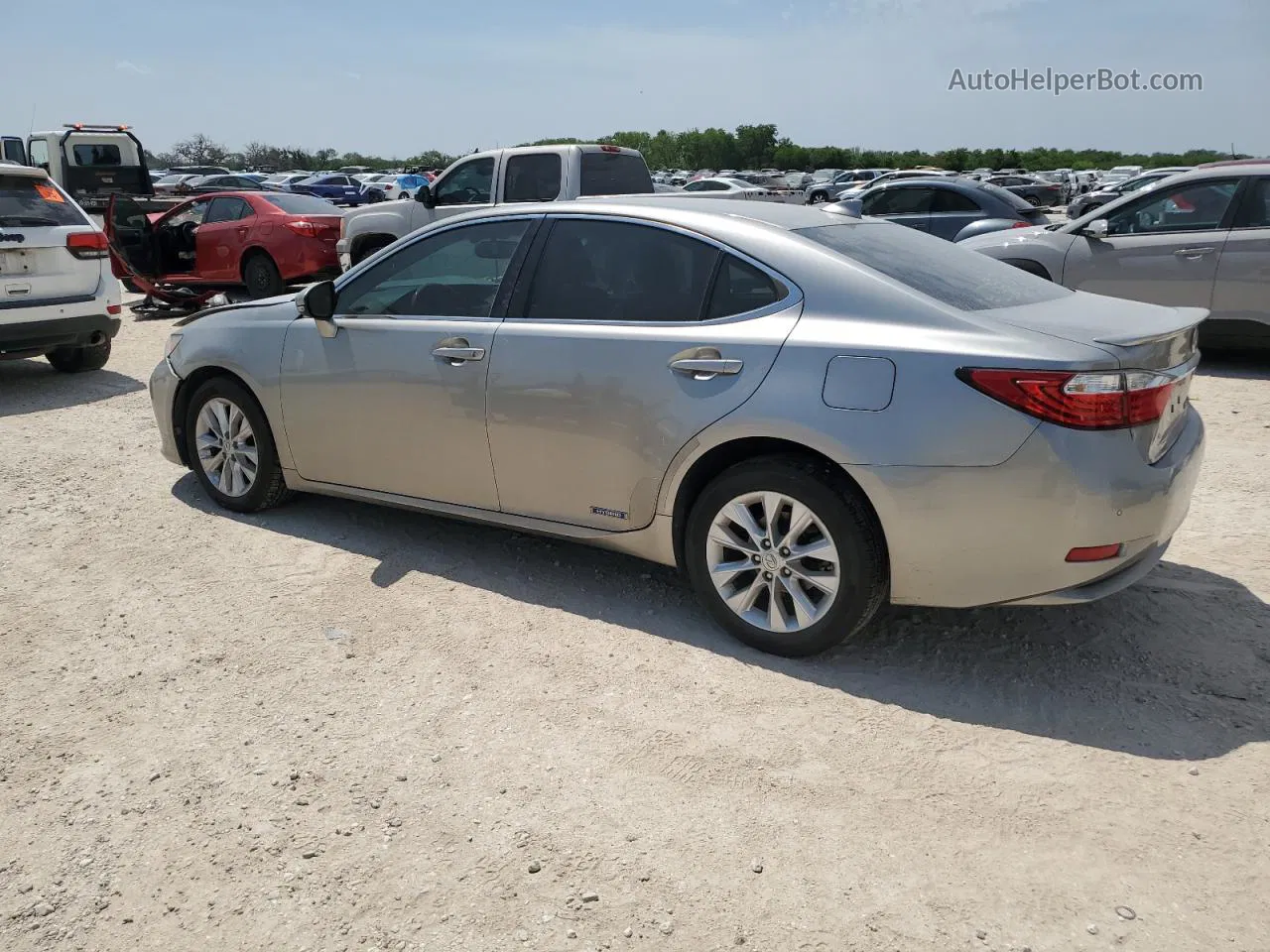 2015 Lexus Es 300h Silver vin: JTHBW1GG4F2082360