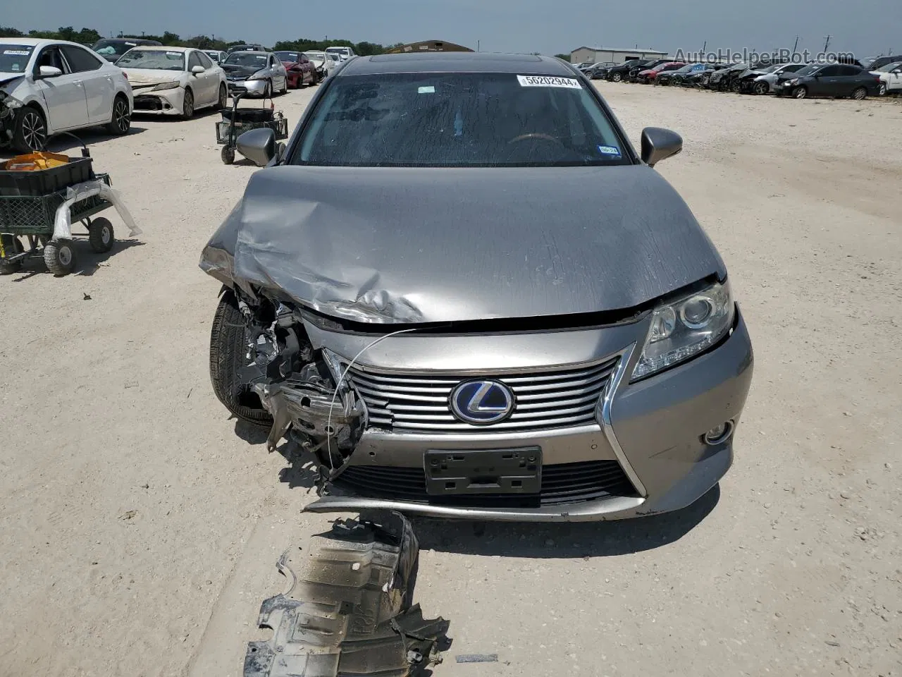 2015 Lexus Es 300h Silver vin: JTHBW1GG4F2082360