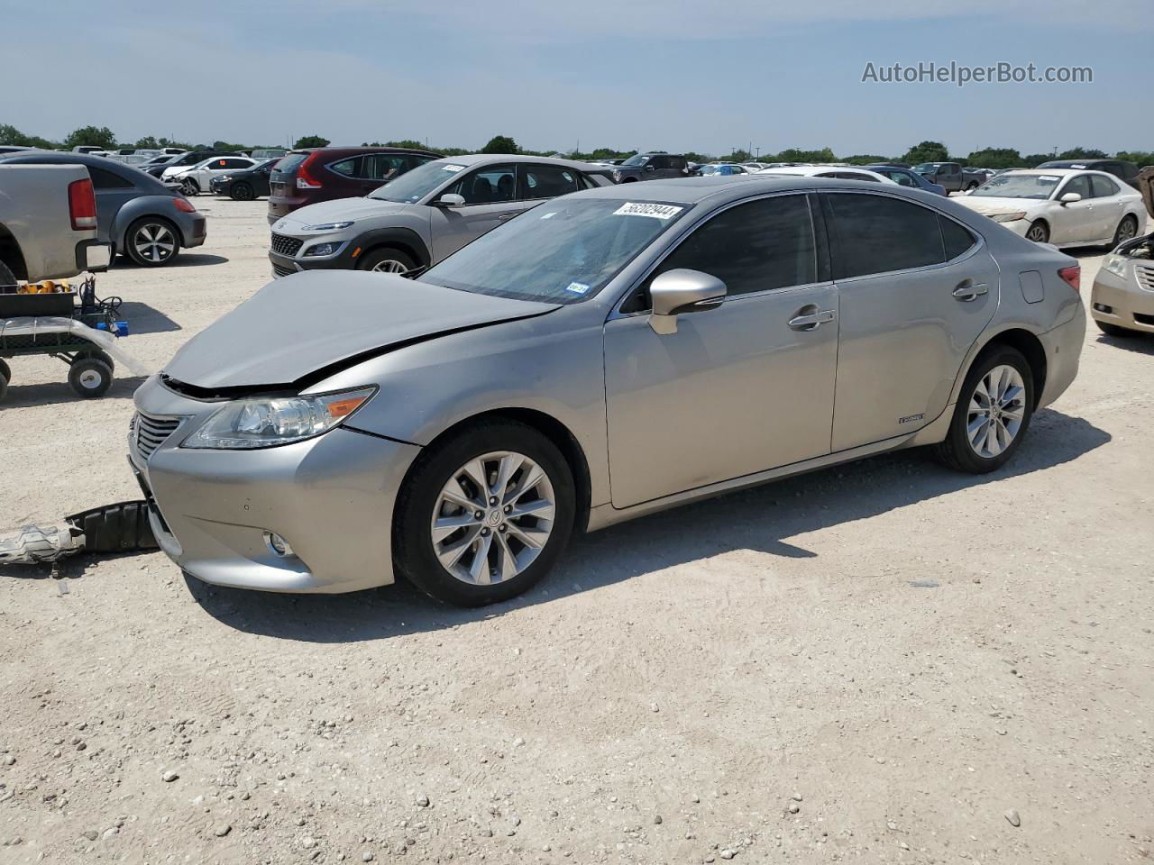 2015 Lexus Es 300h Silver vin: JTHBW1GG4F2082360