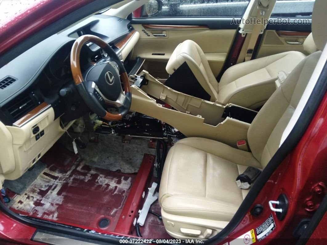 2015 Lexus Es 300h Hybrid Red vin: JTHBW1GG4F2084111