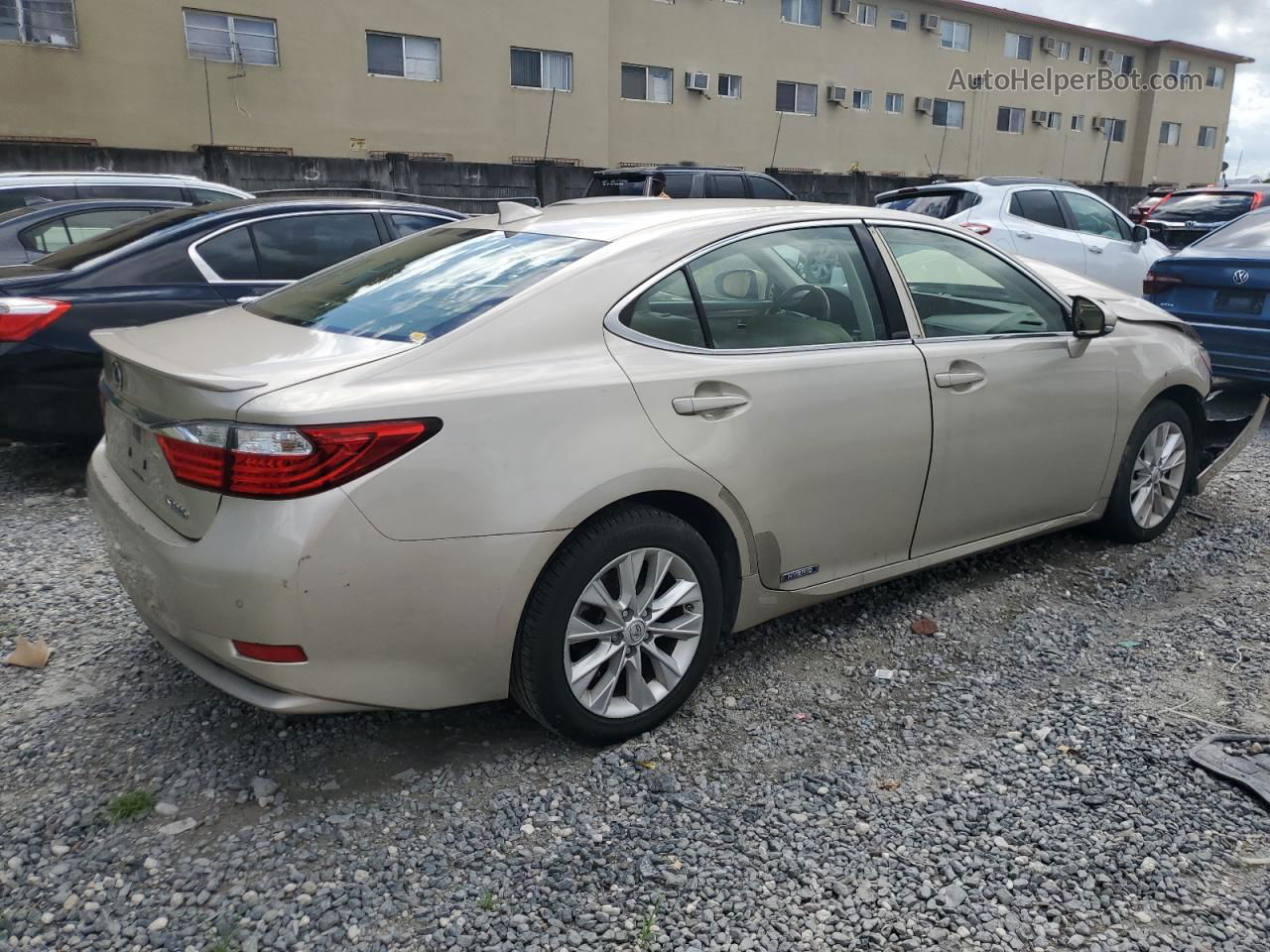 2015 Lexus Es 300h Gold vin: JTHBW1GG4F2093066