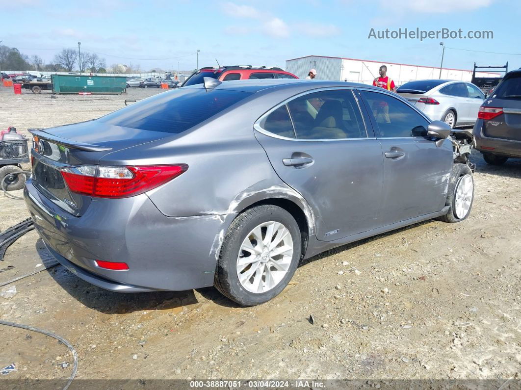 2015 Lexus Es 300h   Gray vin: JTHBW1GG4F2094072