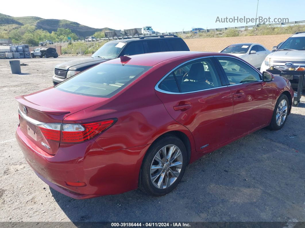 2015 Lexus Es 300h   Red vin: JTHBW1GG4F2094640